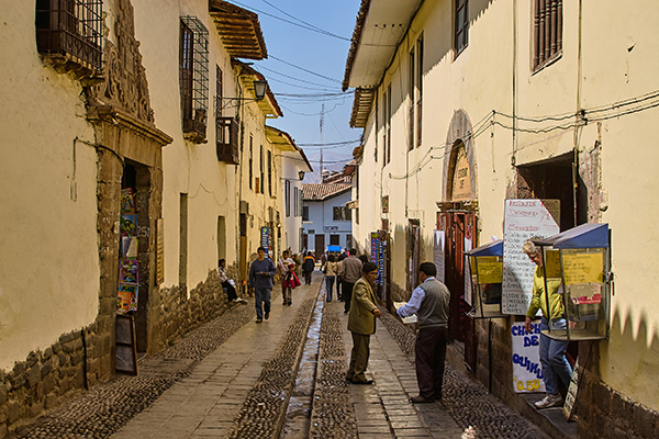 Cusco street Pedro Szekely